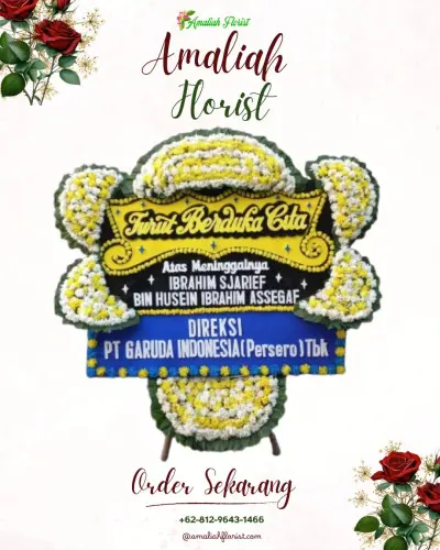 Papan Bunga Duka di Keprabon
